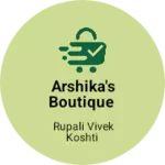 Business logo of Arshika's boutique