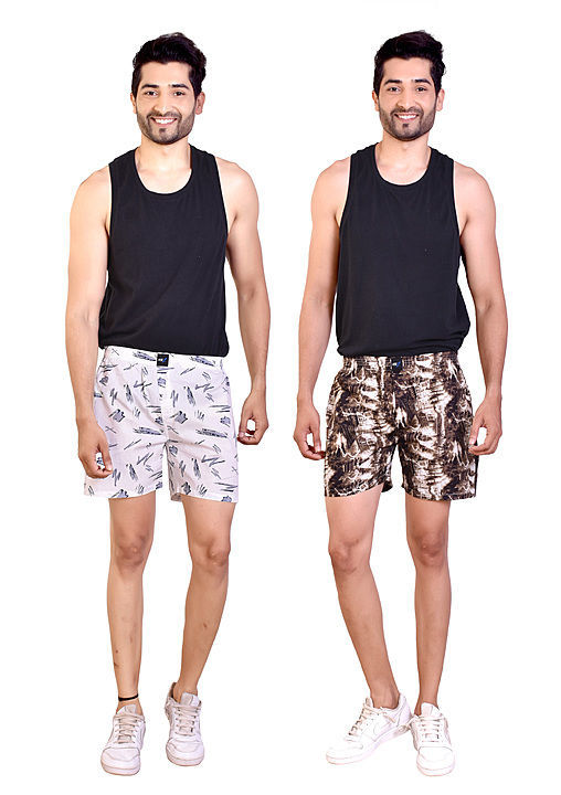KSX Men's Cotton Printed Boxers Pack of 2 uploaded by business on 2/6/2021