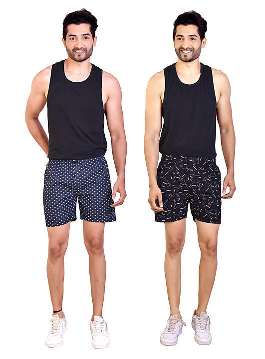 KSX Men's Cotton Printed Boxers Pack of 2 uploaded by business on 2/6/2021