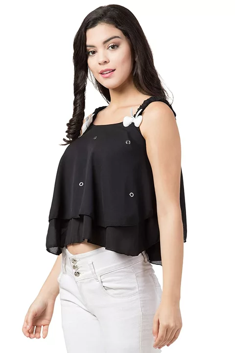 Balck Crop top uploaded by business on 12/27/2022