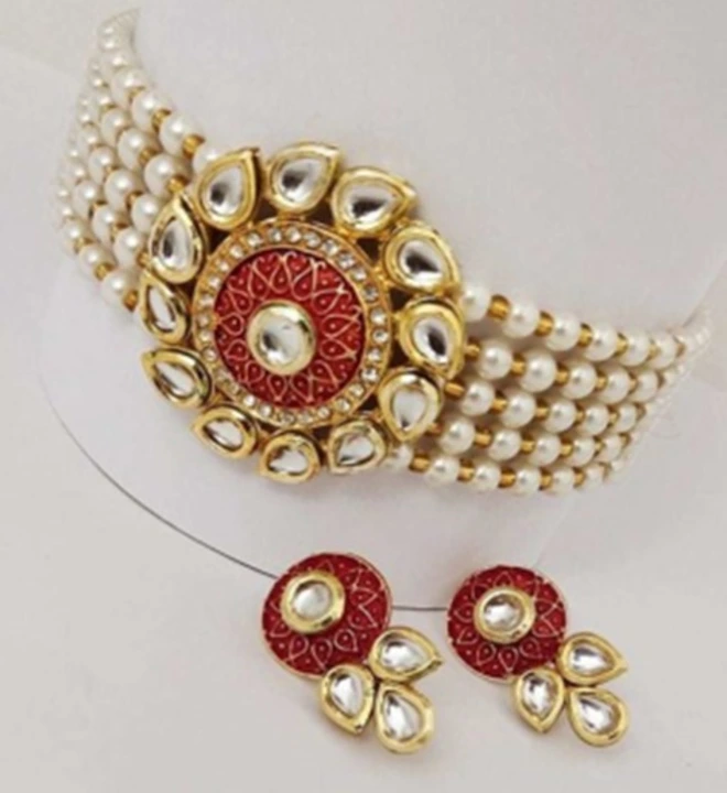 Mina pendal set round  uploaded by Imitation jewellery on 12/27/2022