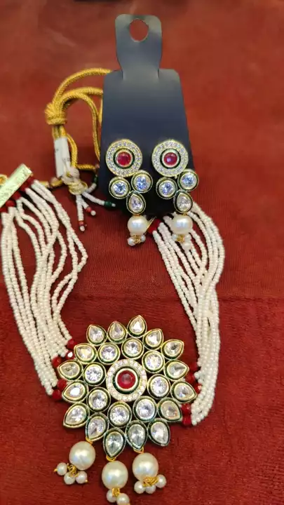 Moti mala short pendan set uploaded by Imitation jewellery on 12/27/2022