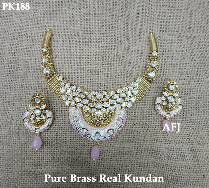 *Cash On Delivery Available*



Pure Brass Real Kundan Jewelry *Awesome Design* Necklace Set With Ea uploaded by SN creations on 12/27/2022