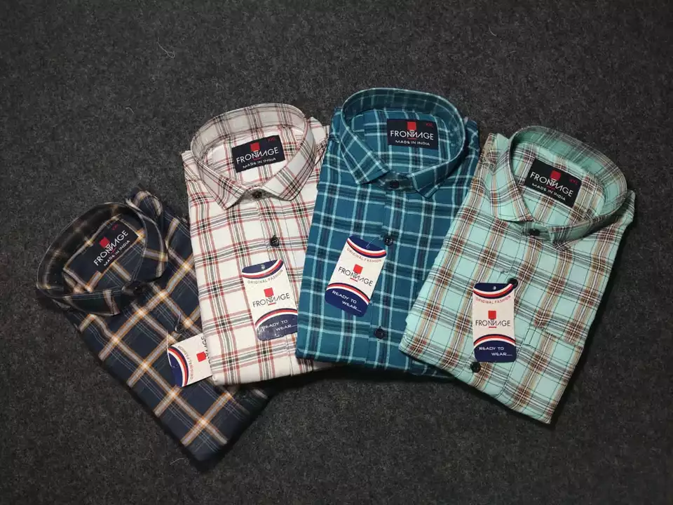 Check shirt uploaded by BLUE BRAND COLLECTION on 12/27/2022