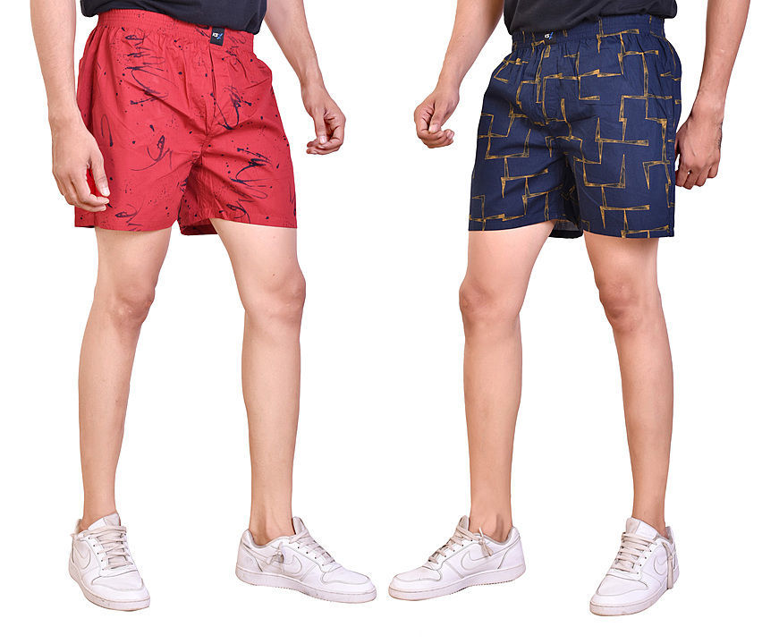 KSX Men's Cotton Printed Boxers Pack of 2 uploaded by KSX India on 2/6/2021