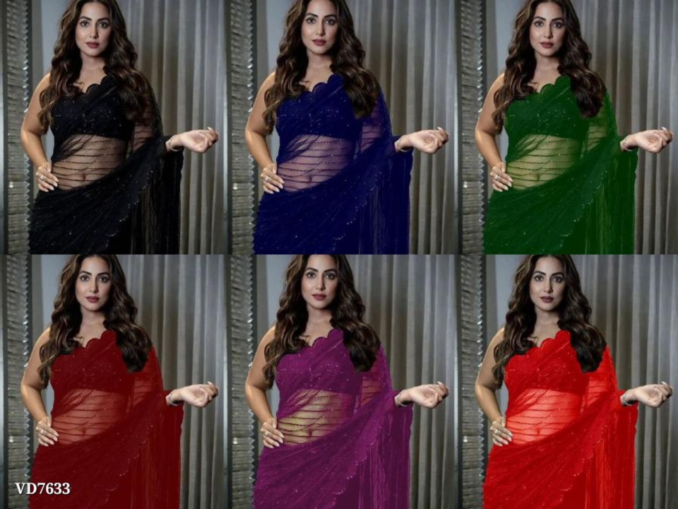 Catalog Name: *Sid colour beautiful saree*

*New BlockBuster 5MM Sequins Design Launching*

*Extra C uploaded by SN creations on 12/27/2022
