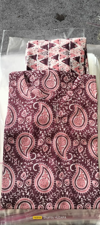 Jaipuri cotton pent top pent sayid poket  uploaded by Arshiya fashion Ledis suit on 12/27/2022