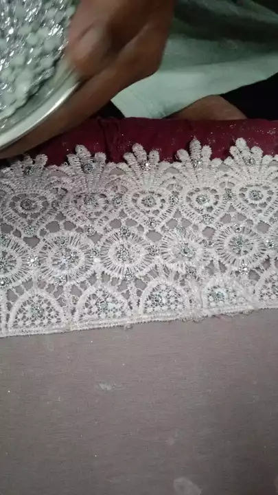 Post image I want 50+ pieces of Dyeable Lace at a total order value of 14000. I am looking for 3 inch dyeable. Please send me price if you have this available.