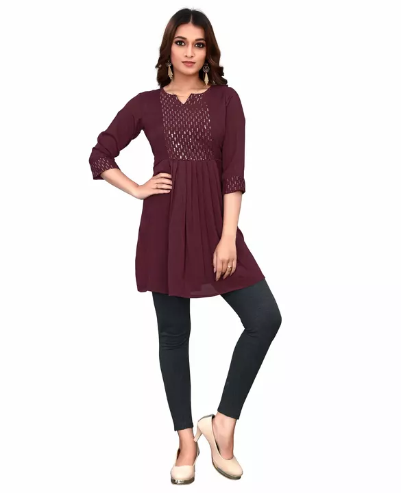 Sequence Chiffon Tunic For Women  uploaded by Swastik Fashion on 12/27/2022