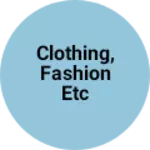 Business logo of Clothing, fashion etc