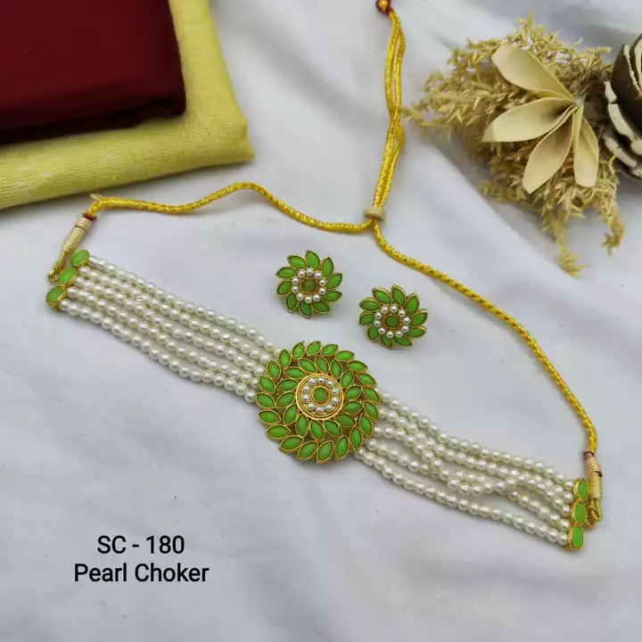 Choker neckpiece  uploaded by Shreevari fashion on 5/24/2024