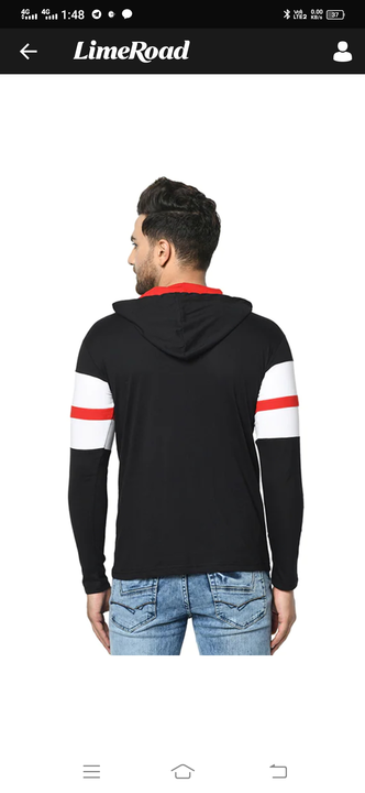 Solid Hooded Neck Tshirt for men  uploaded by Vrv fashion on 12/27/2022