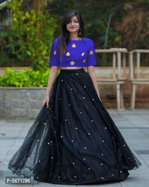 Designer Partywear Satin Lehenga Choli uploaded by Shopping Mart  on 5/17/2024