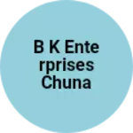 Business logo of B k enterprises chuna Bhatti road nanded Maharasht