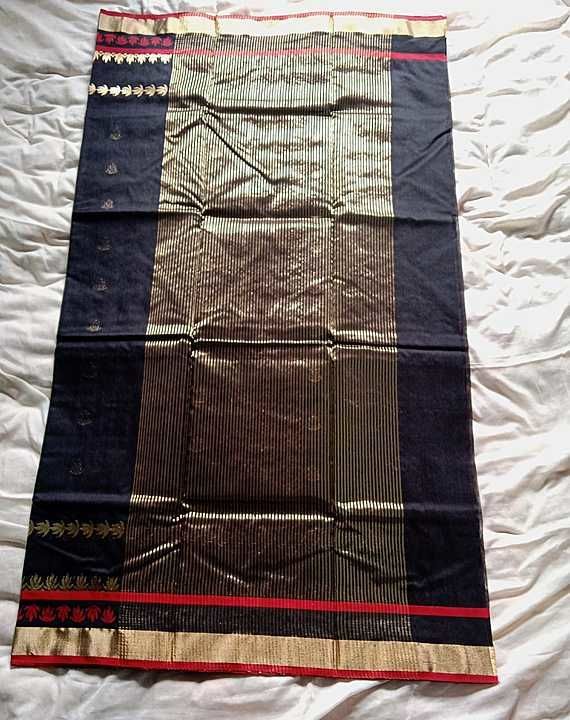 Handloom saree uploaded by business on 2/6/2021