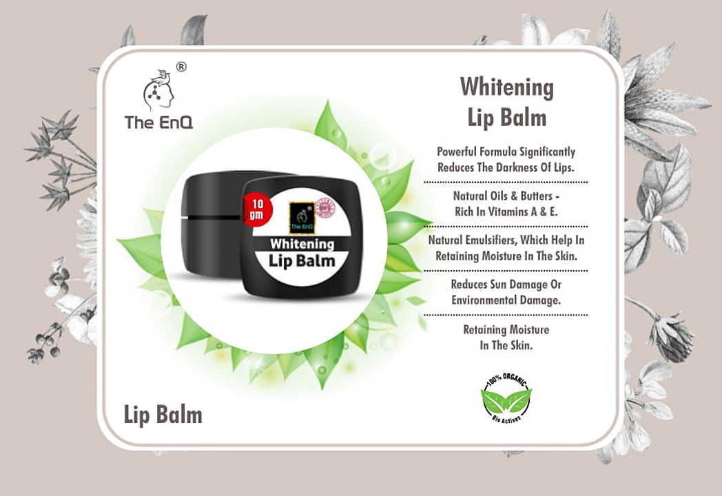 The EnQ Whitening Lip Balm uploaded by business on 2/6/2021