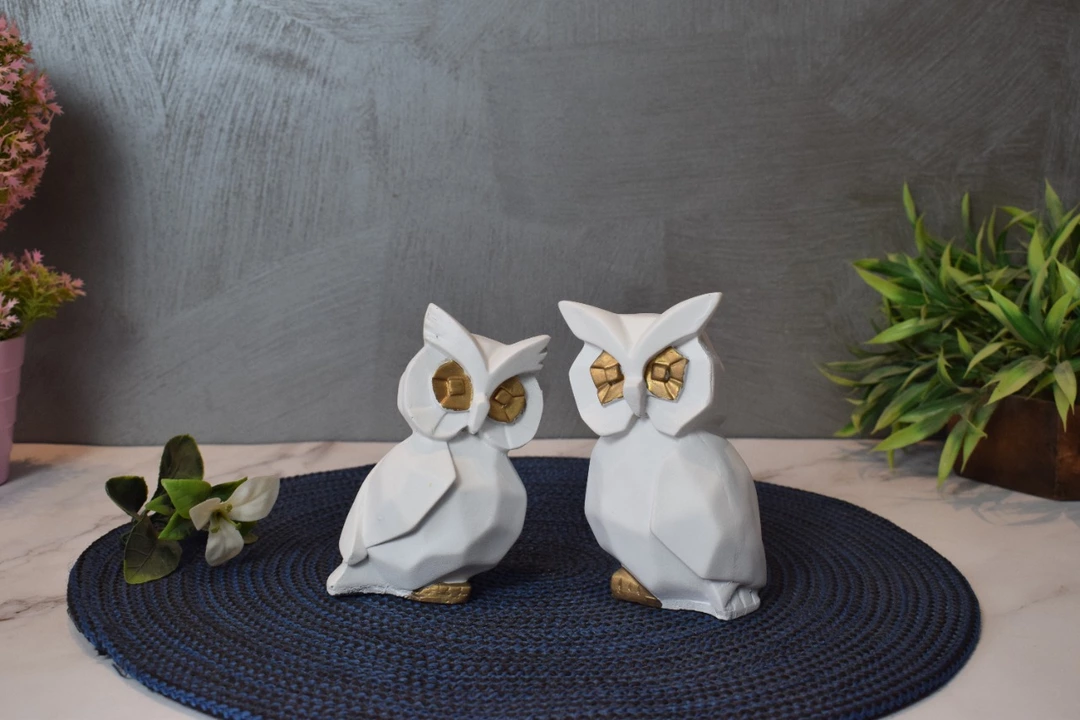 Cute owl figures for home decor  uploaded by The Urban Kraft on 5/31/2024