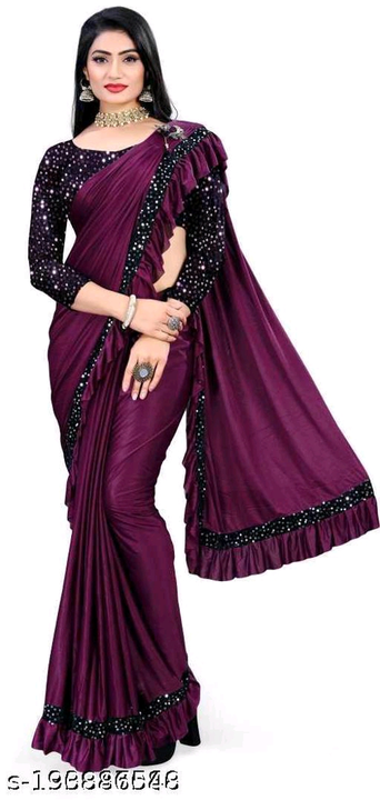 Ready to wear lycra saree 
 uploaded by Priya Sharma  on 12/28/2022