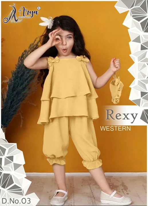 REXT WESTERN CHILDREN
- 5 Colour
- Fabric - Imported
- Size
     Year         =   size
     - 6 to 7 uploaded by SN creations on 12/28/2022