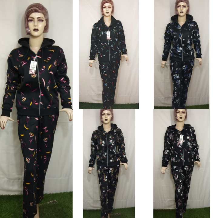 Product image of Ladies printed track suit , price: Rs. 535, ID: ladies-printed-track-suit-d8a186b1