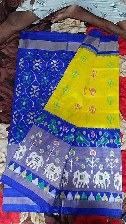 Double ikkath silk saree uploaded by Ikkath weaver store on 2/6/2021