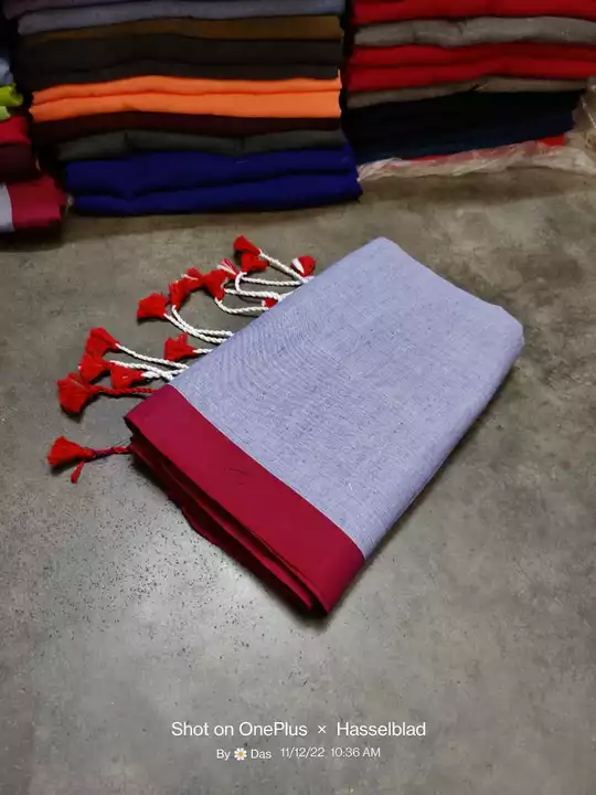 Post image *cotton khadi*

*Fabric-cotton by khadi*

*Work-hand weaving*

*Blouse pis available*

*Quality- Premium quality*

*Price-350+shipping*

*It is wholesale price*