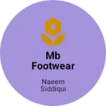 Business logo of Mb footwear