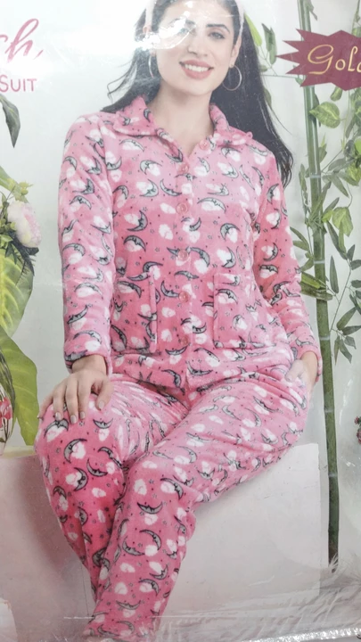 Front open woolen night suit  uploaded by Ruchi collection on 12/28/2022