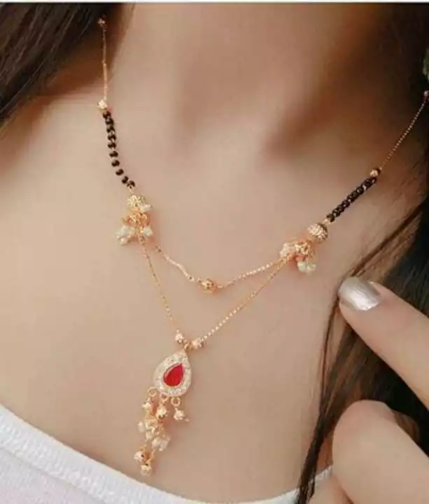 *Trending Gold Plated Alloy Mangalsutras*

*Price 250*

*Free Shipping Free Delivery*

*Material*: A uploaded by SN creations on 12/28/2022