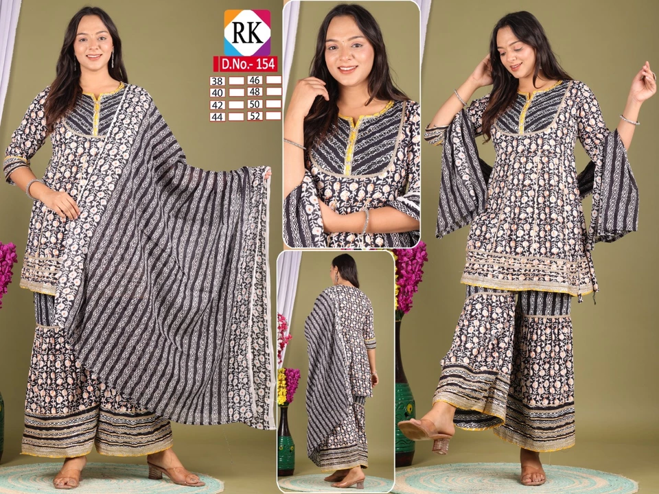 Top and bottom with dupatta set  uploaded by H Kumar Manufacturer on 6/3/2024