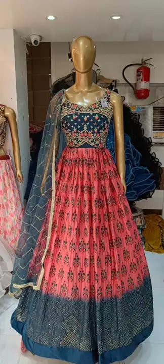 Silk  gown uploaded by Raj garments on 12/28/2022