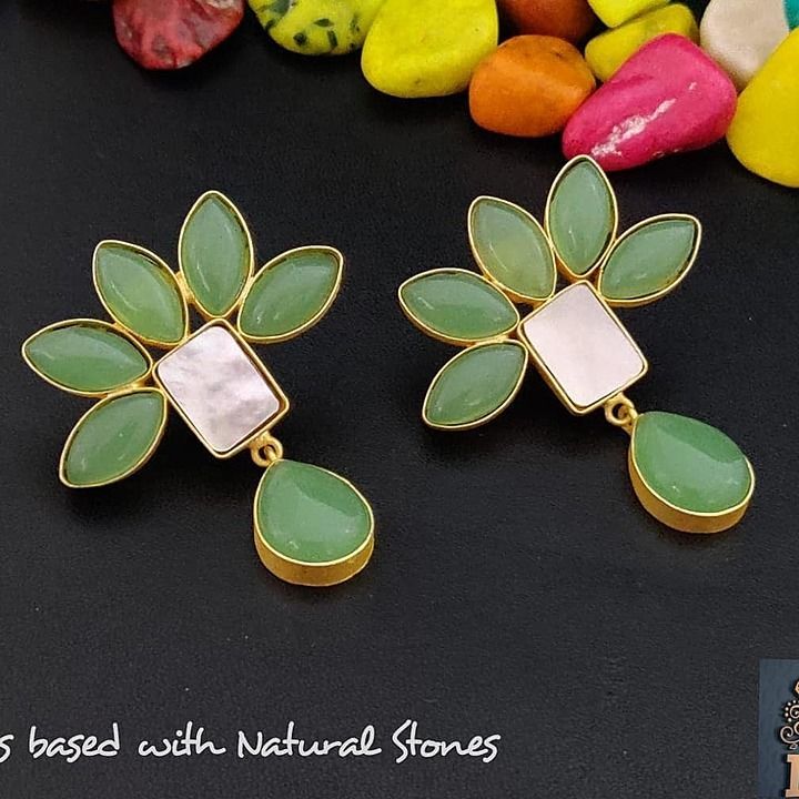 Earings With Natural Stones uploaded by business on 2/7/2021