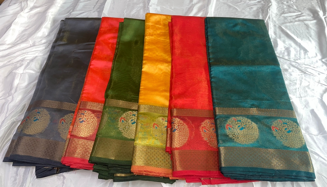 Organza fabrics  uploaded by Shei Ganesh Saree Centre on 12/28/2022