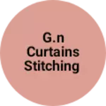 Business logo of G.N curtains stitching