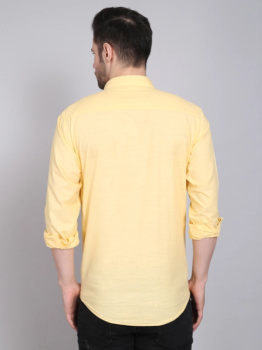 Fomo men yellow casual shirt for men uploaded by Rahul trading company on 12/28/2022