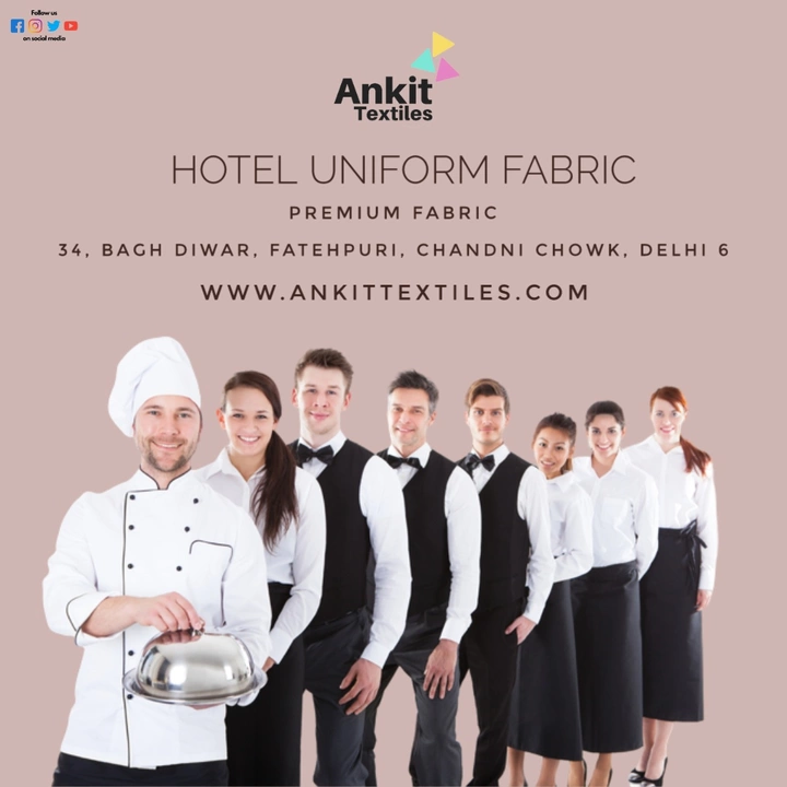Hotel Uniform Fabric  uploaded by Ankit Textiles on 12/28/2022