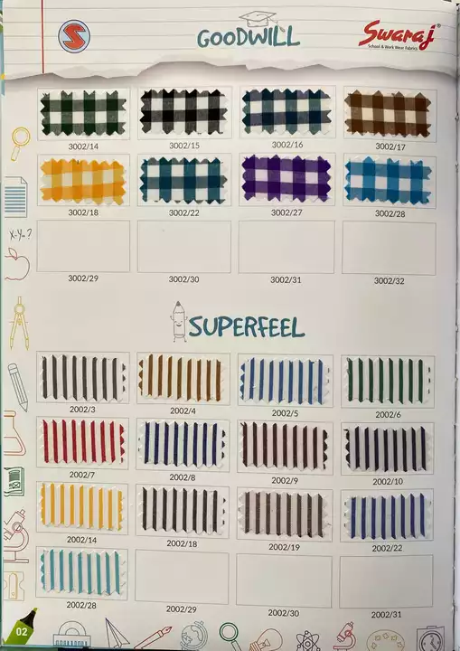 School Common Check Uniform Fabric uploaded by Ankit Textiles on 12/28/2022