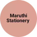Business logo of maruthi stationery