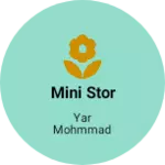 Business logo of Mini stor