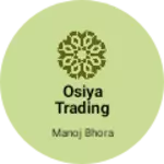 Business logo of Osiya trading company based out of Pune