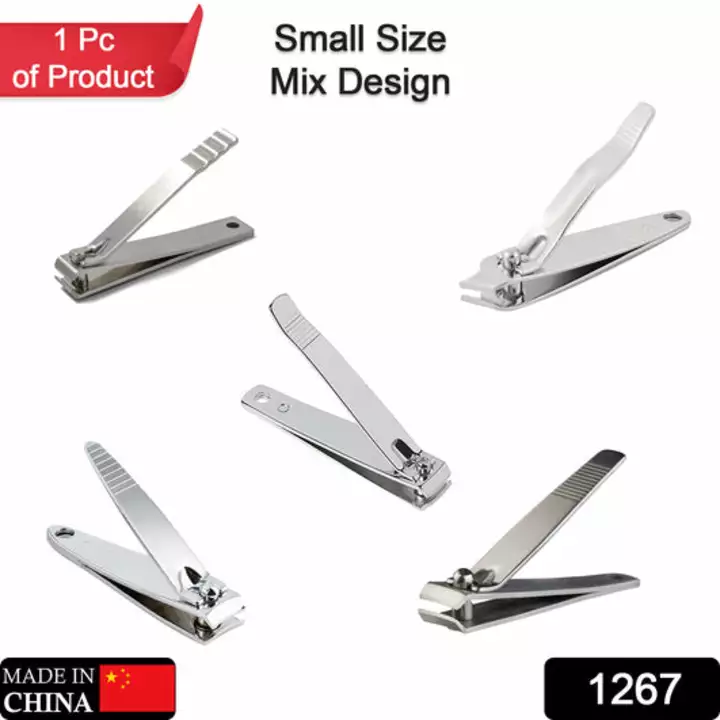 1267 Stainless Steel Nail Cutter - Smooth Curvy Edges to Fit in The Natural Curves of Your Nails ( 1 uploaded by DeoDap on 12/29/2022