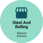 Business logo of Steel and ralling