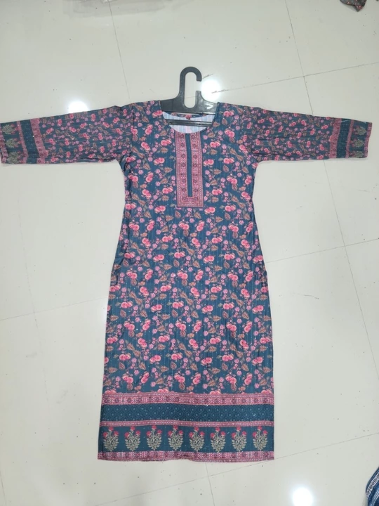 Muslin printed straight kurti  uploaded by Navya fashion on 5/9/2024
