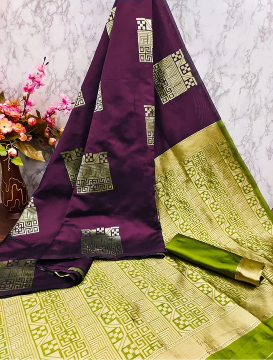 Party wear kathpadar saree  uploaded by business on 12/29/2022
