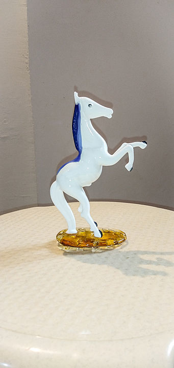 crystal horse show piece for home decor uploaded by business on 7/4/2020