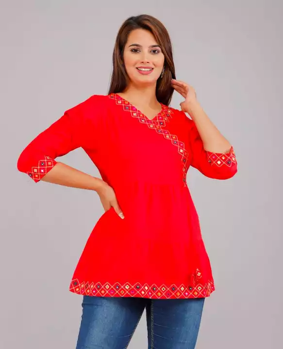Aleexa outlet women embroidered top uploaded by Aleexa Outlet on 5/29/2024