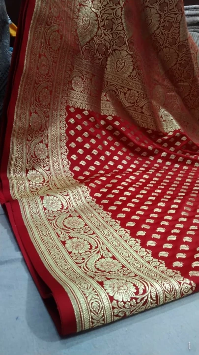 Katan satan silks banarasi sarees  uploaded by Suraj textile on 12/29/2022