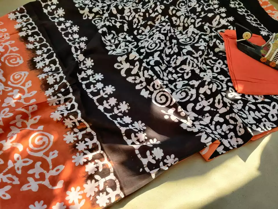 Hand-block printed saree  uploaded by Indiana Creations  on 12/29/2022