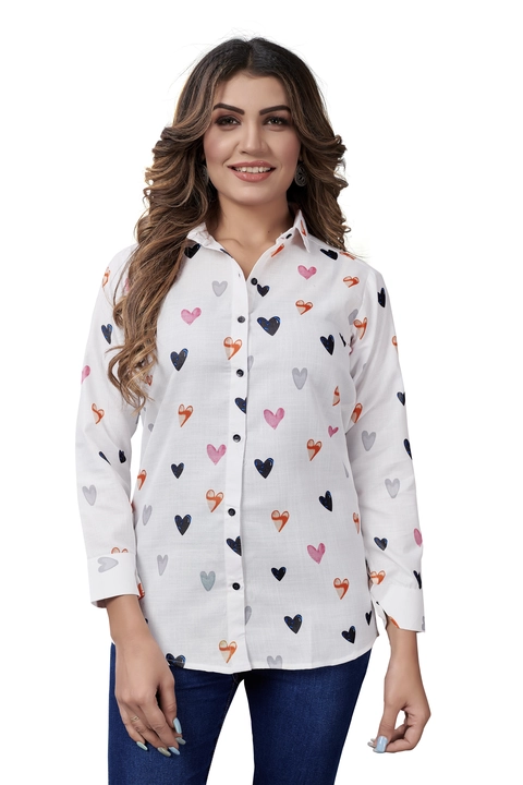 White heart twill shirt uploaded by business on 12/29/2022