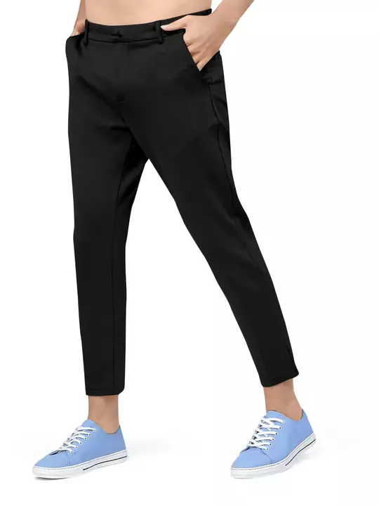 Men's Black Track Pant. uploaded by A1 FASHION  on 5/12/2024